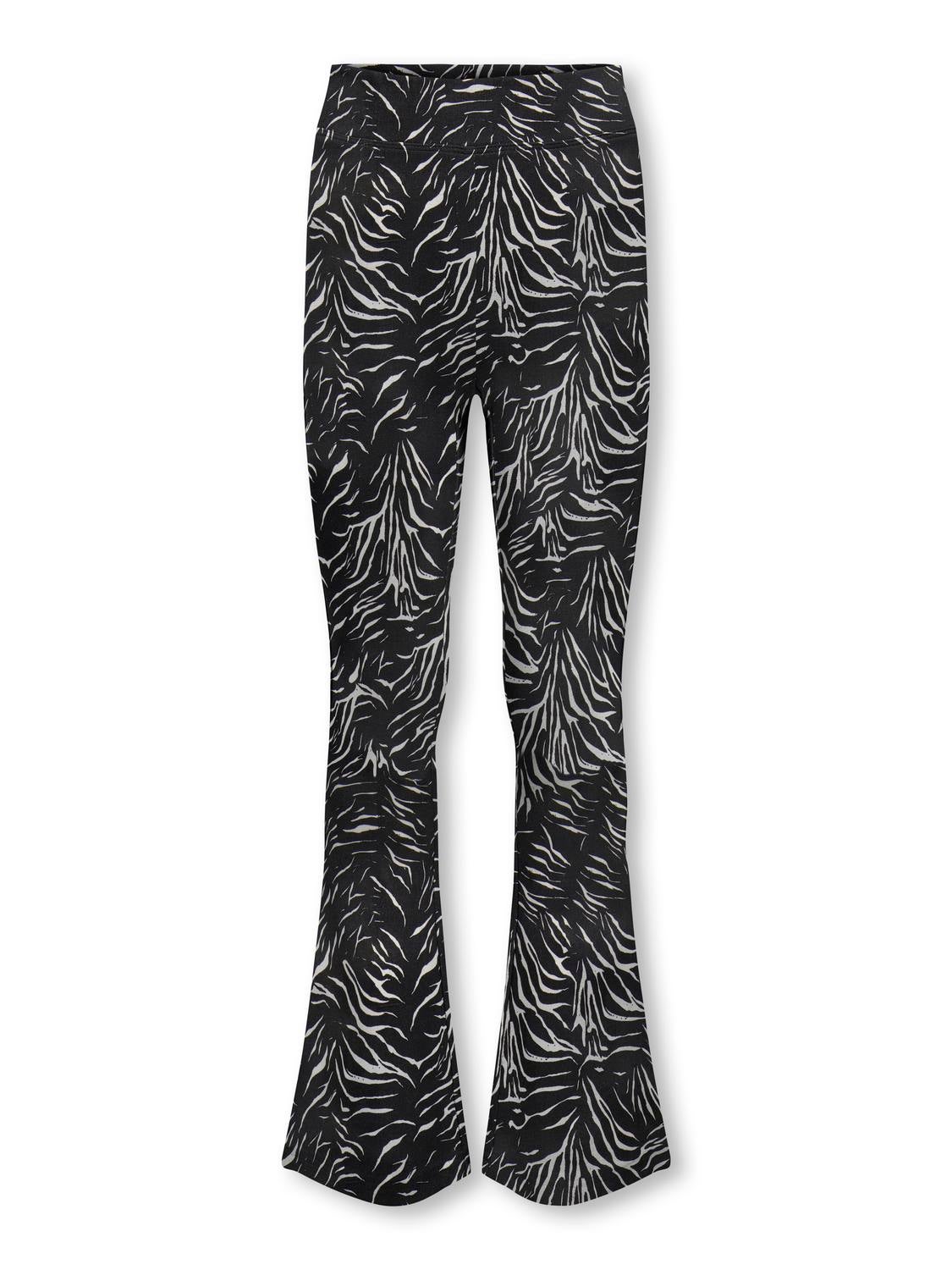 KOGPAIGE Ausgestellt Hose mit weitem Beinschnitt Black
