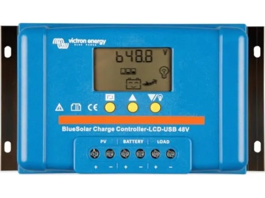 Victron Energy Blue-Solar PWM-LCD&USB Solcelle-opladningsregulator PWM 48 V 20 A