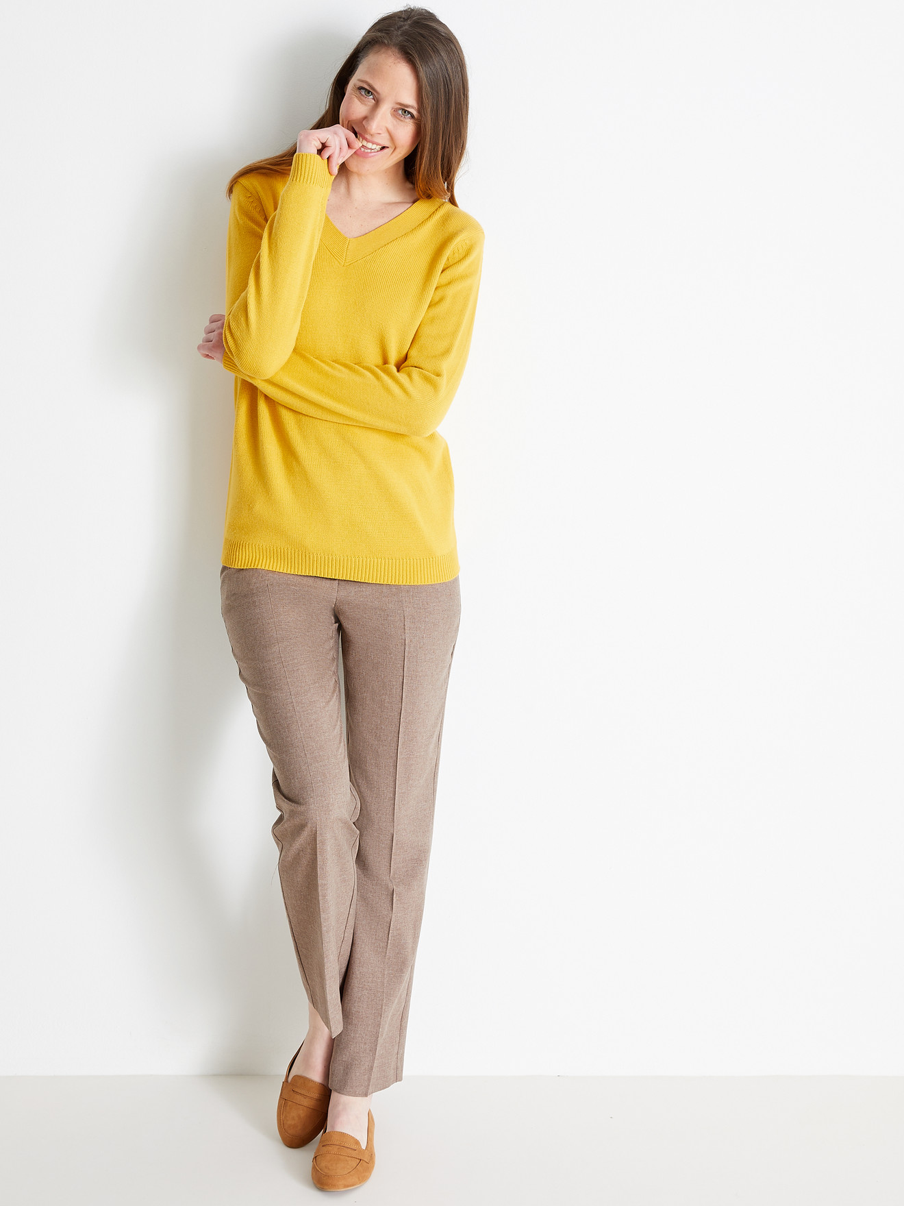 Pantalon élastiqué entrejambe 69cm