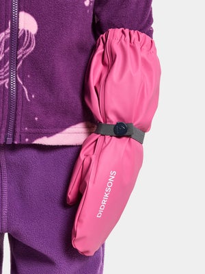 Didriksons Pileglove Fôrede Regnvotter, Sweet Pink