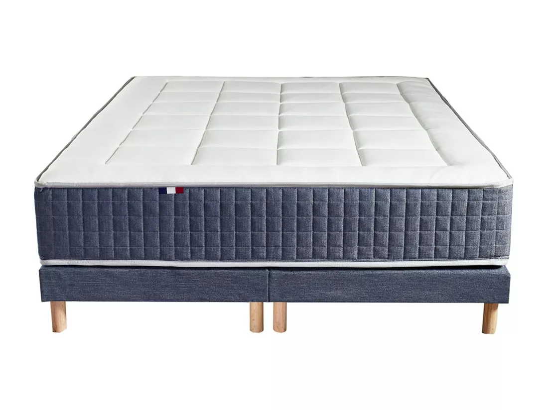 Ensemble matelas 7 zones KING STYLE, mémoire de forme & sommier Dimensions - 2x80 x 200 cm