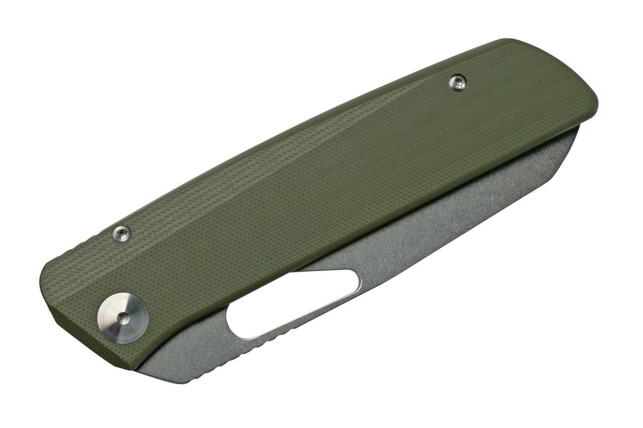 Liong Mah KUF-EDC 4.0 Green G10 zakmes, Liong Mah design