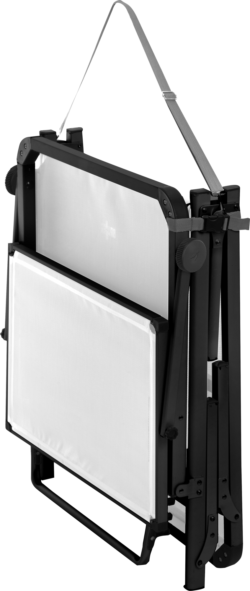 Brunner Marbella High Sonnenliege mit Sonnenschutzdach 198 cm weiß