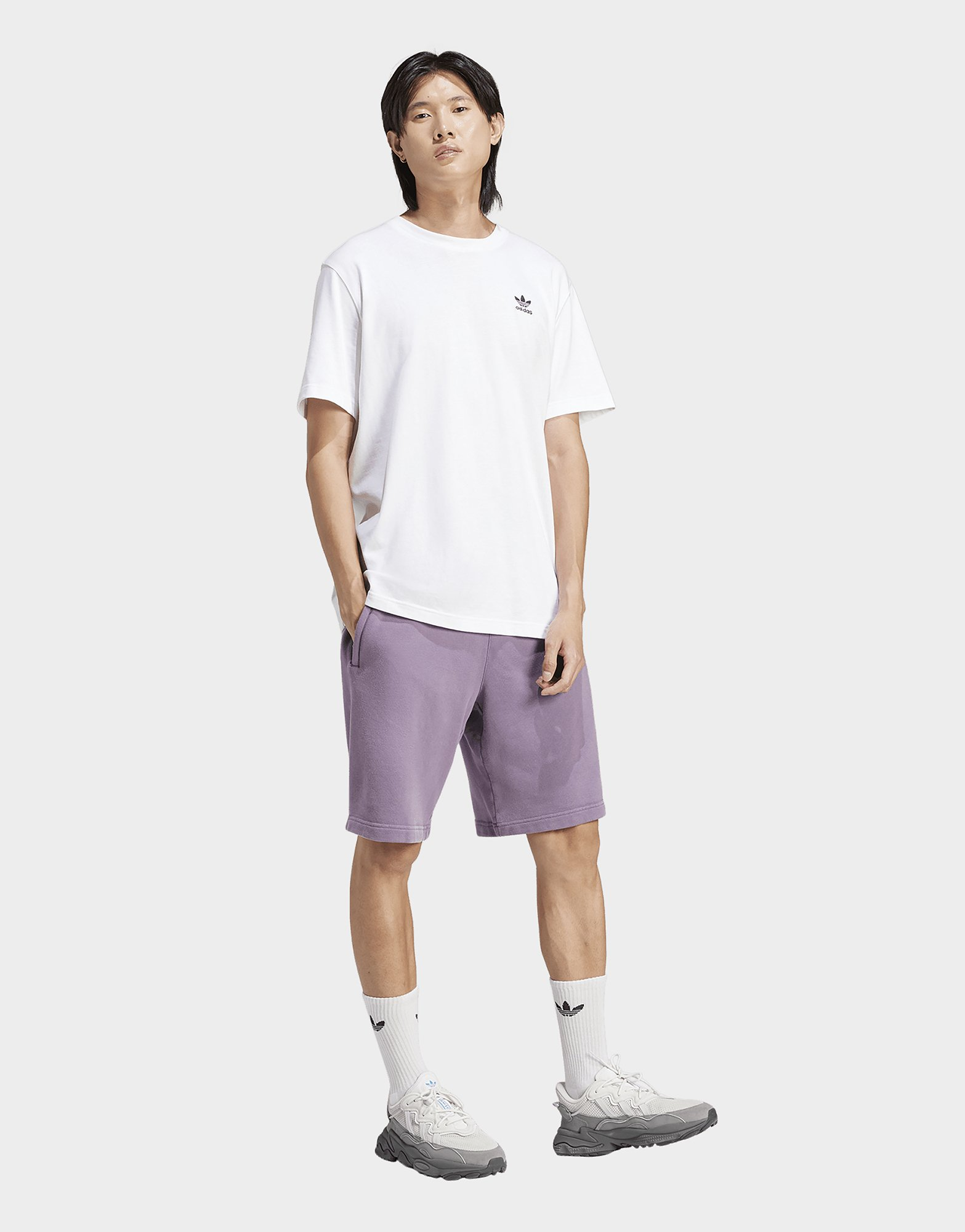 adidas Short contours logo Trèfle Adicolor