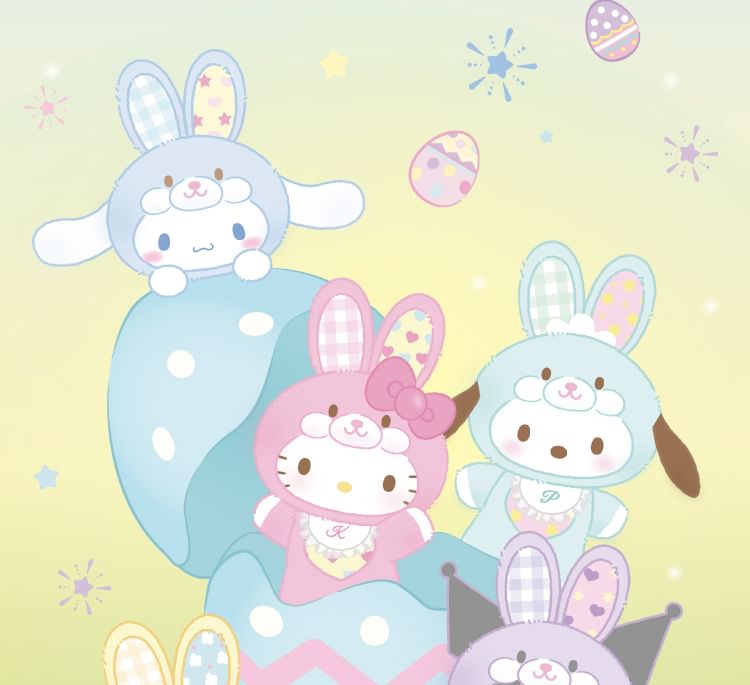 TOPTOY - Sanrio Family Characters - Elf Bunny Baby Series Pluchen Pop (6 Soorten) (Blind Box)
