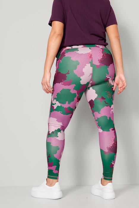 Funktions-Leggings, atmungsaktiv, Color-Camouflage