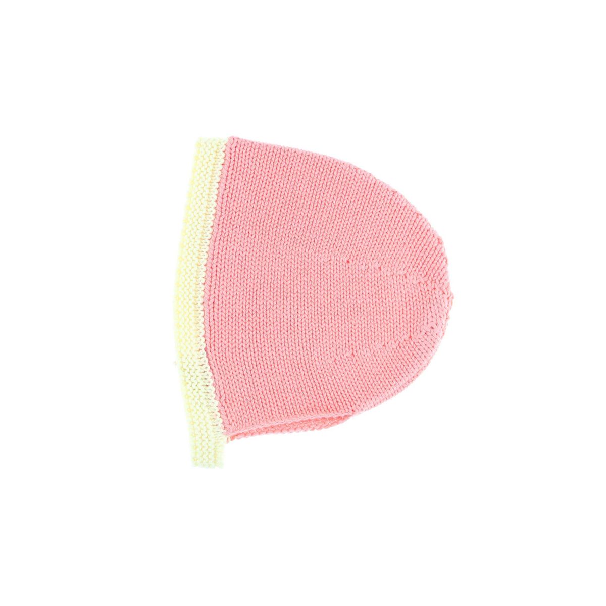Béguin Clovis rose et écru 0-6 mois Lililotte