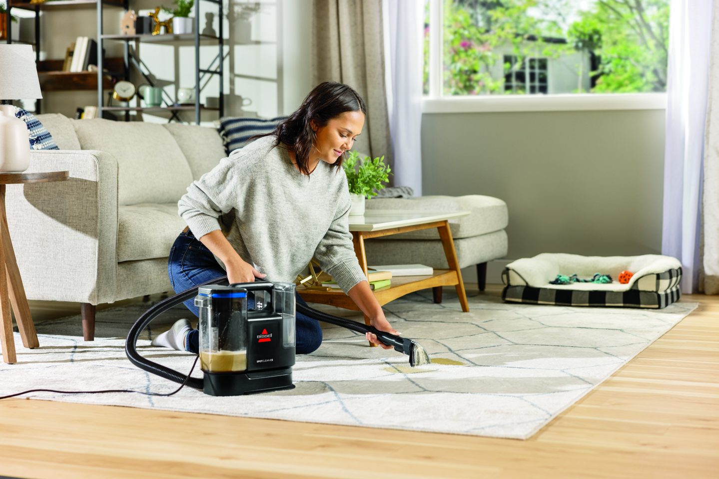 Bissell - SpotClean C5 Select - Effektiv og Kompakt Pletfjerner til Tæpper og Møbler