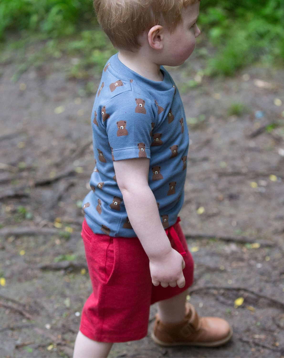 T-Shirt LITTLE BEARS in blau