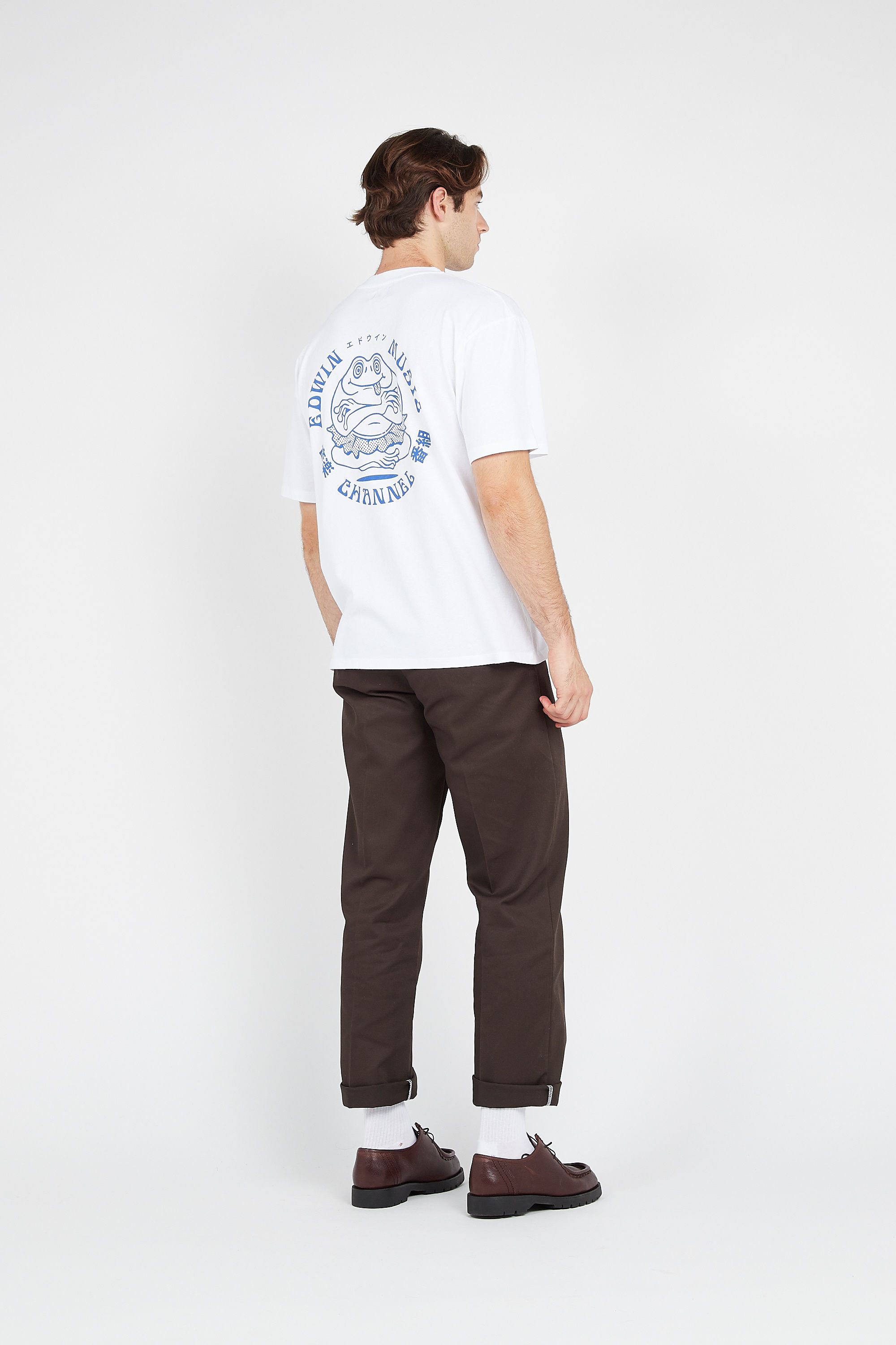EDWIN T-shirt EDWIN MUSIC Blanc