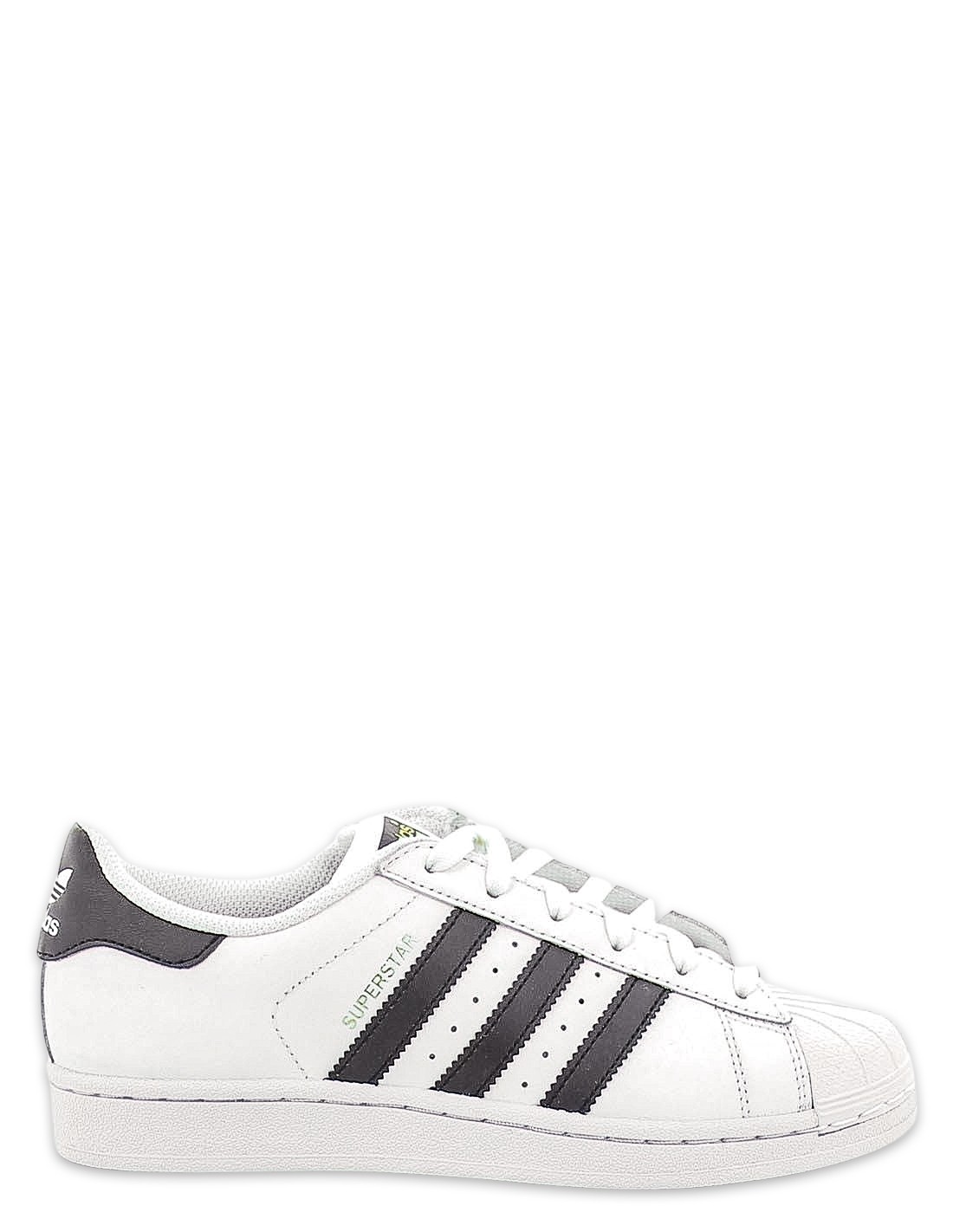 adidas sneakers femme superstar j cuir blanc noir