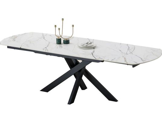 CONCEPT1 - Table Furiani 160/240 x 90 x 74,5 cm blanc
