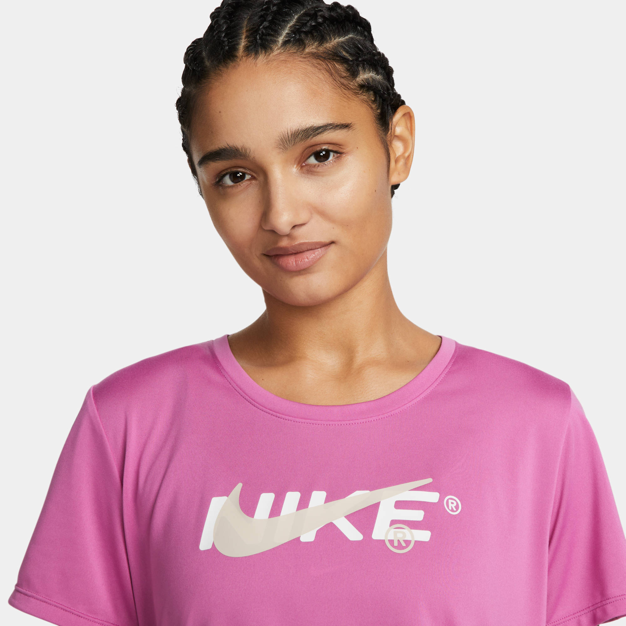 Nike W NK One DF SS STD Top GRX HYB