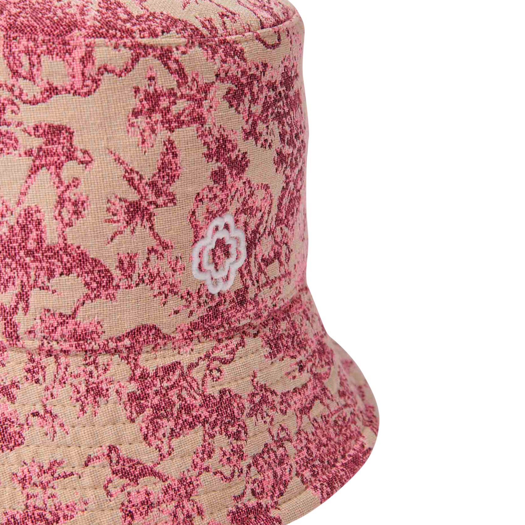 Bob imprimé en coton mélangé | Rose