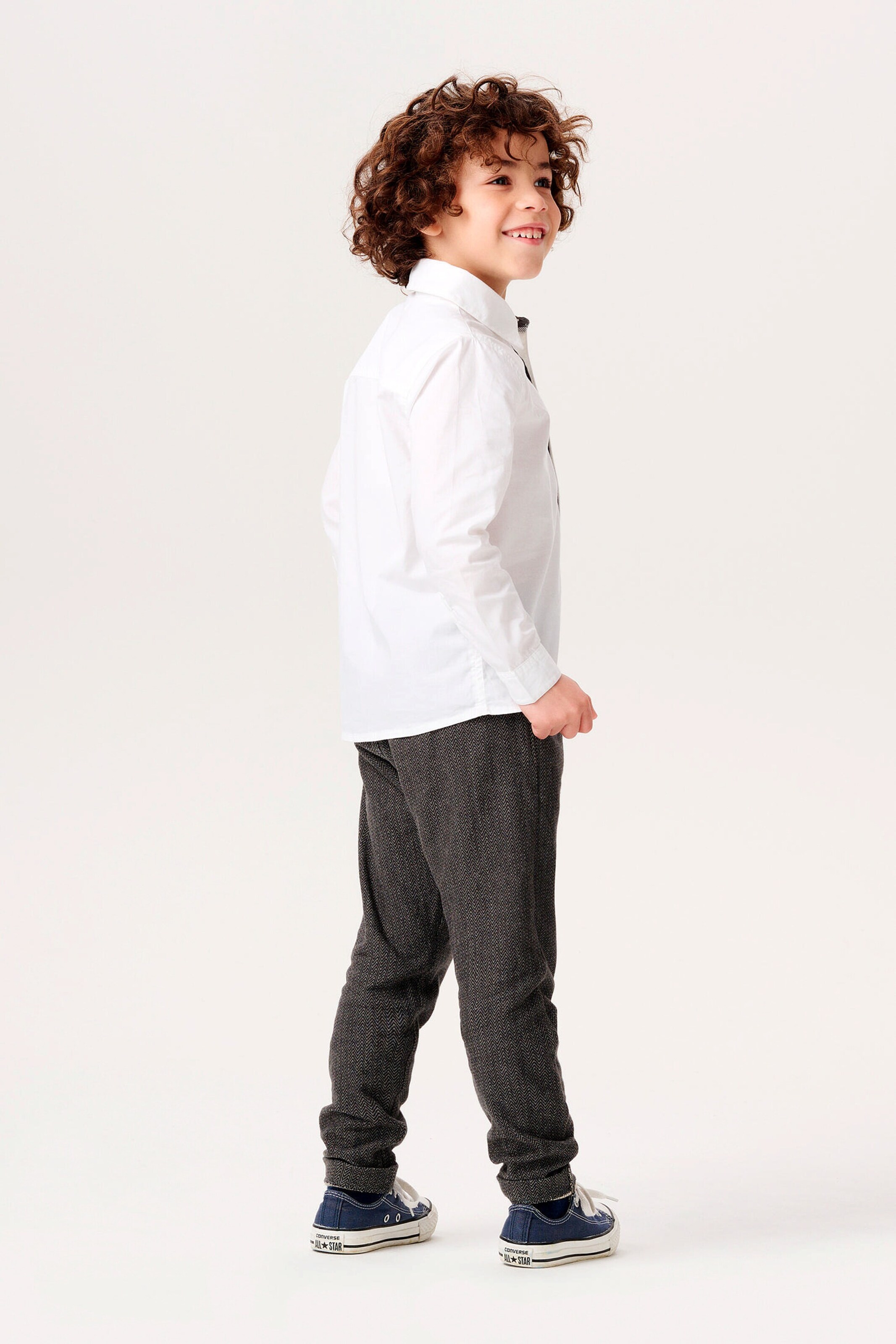 NOPPIES KIDS Langarmshirt Golden White