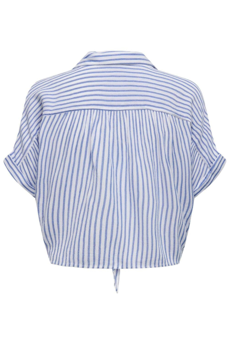 Only blauwe dames blouse
