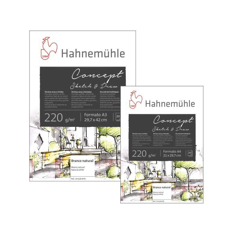 Hahnemühle Universalblock Concept, 220 g/m²