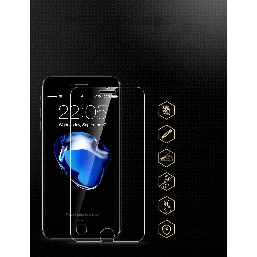 (2er Set) iPhone SE (2022/2020) / 8 / 7 / 6S Panzer Glas Display   Montagerahmen Case Friendly