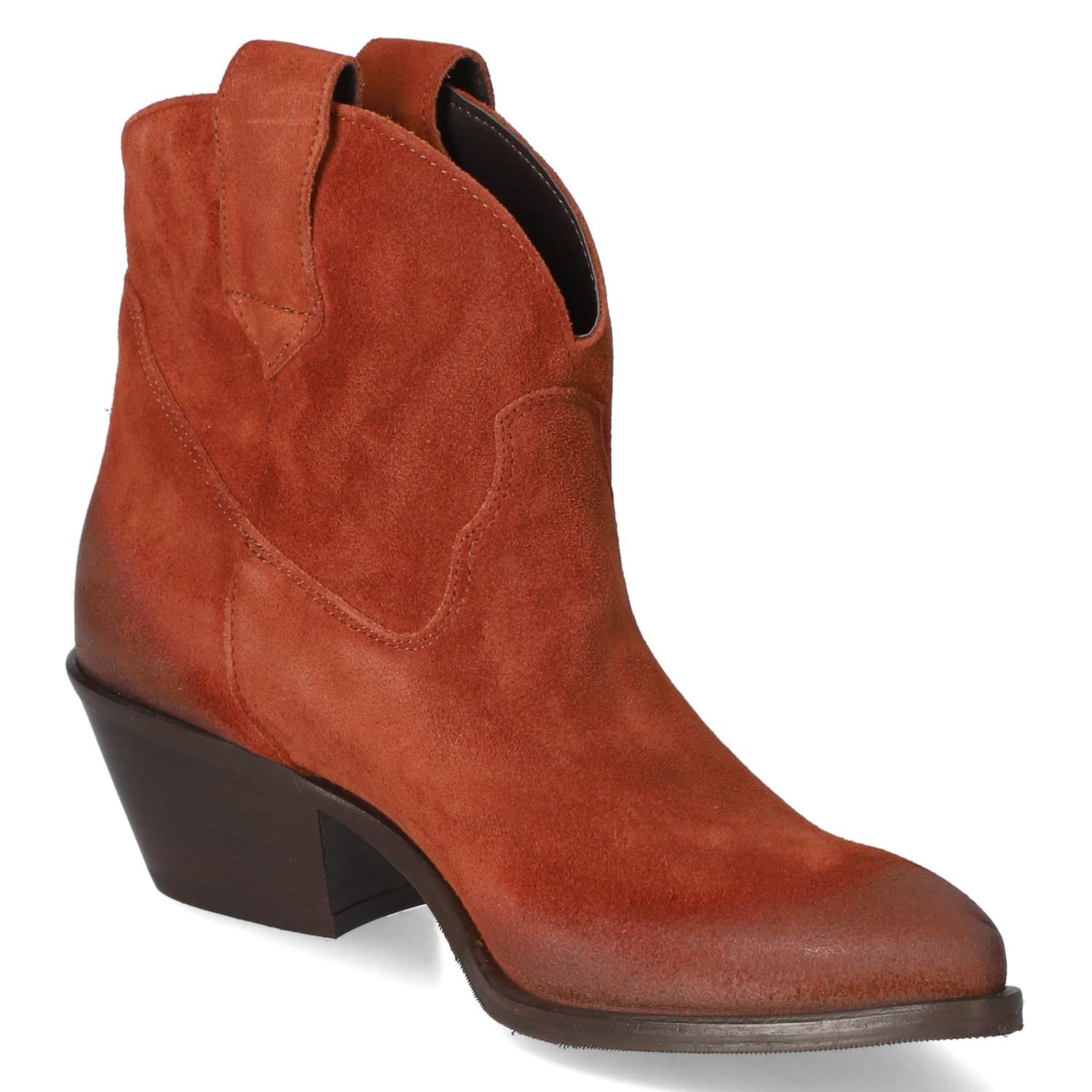 LAZAMANI Westernstiefelette  - rust