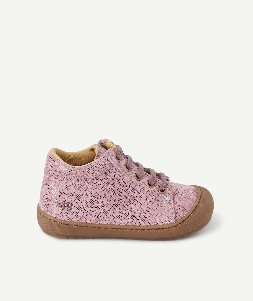 BOPYBOTILLON À LACETS JOSEPHINE ROSE BÉBÉ FILLE