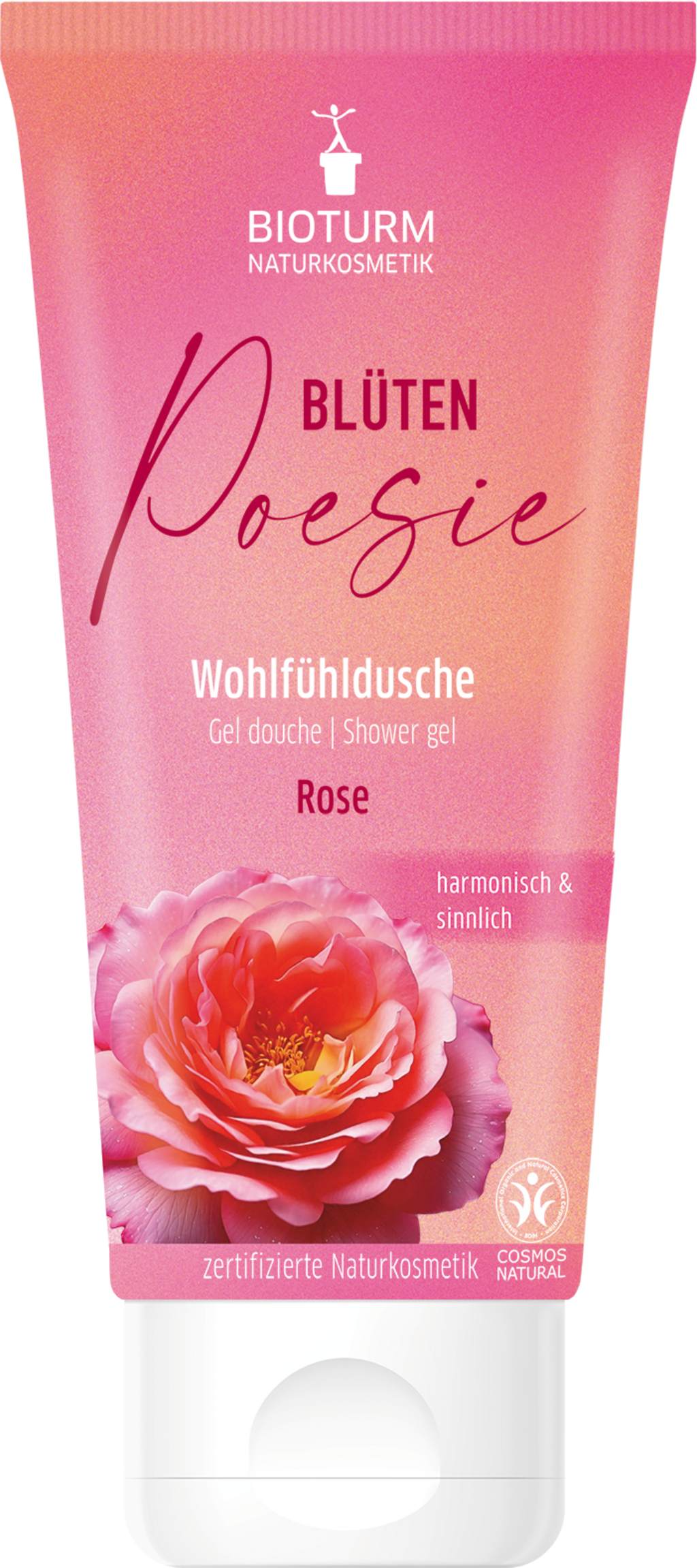 Bioturm  Blüten-Poesie Wohlfühldusche Rose, 200 ml