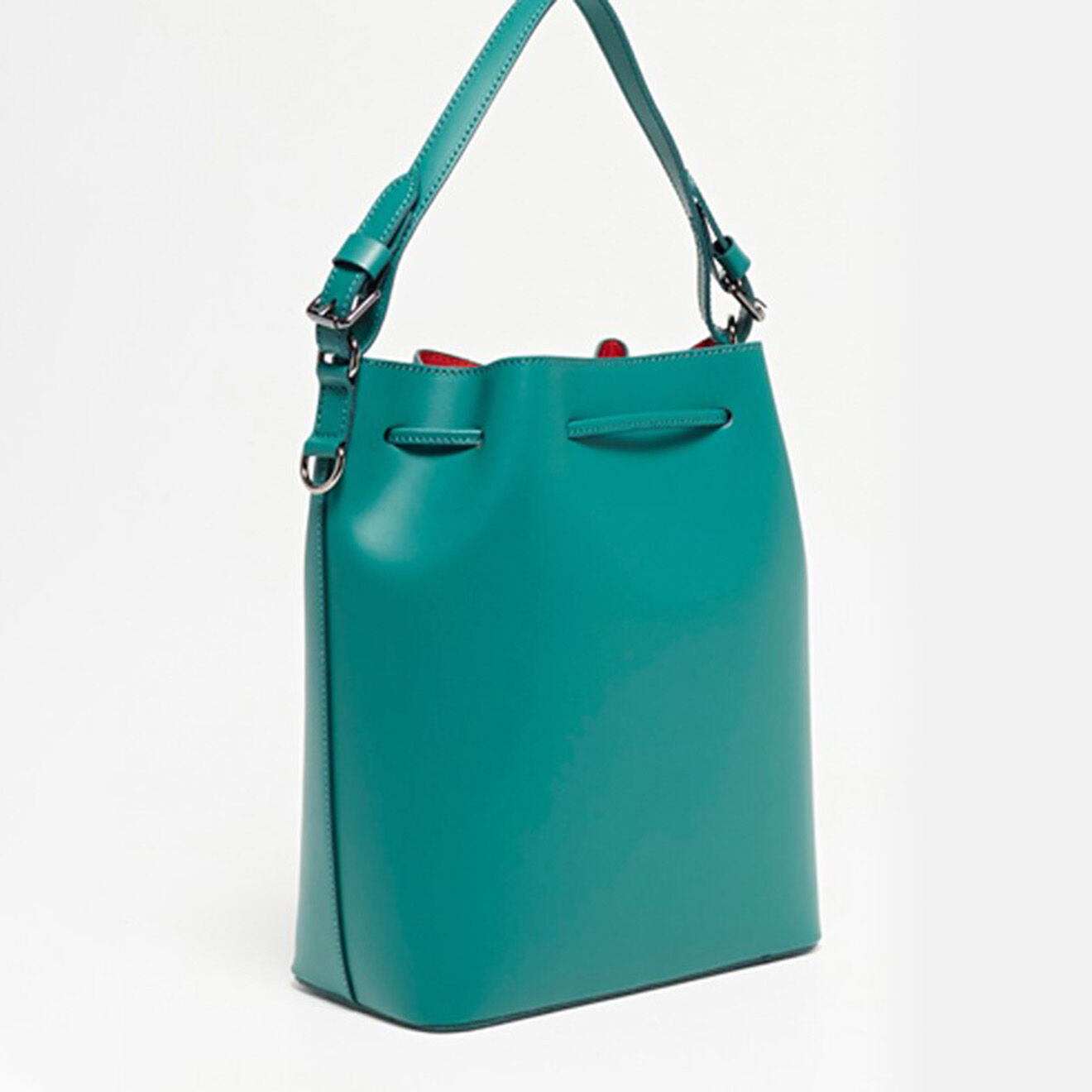 Christian Laurier Sac seau en Cuir Brigit vert - 30x13x26 cm