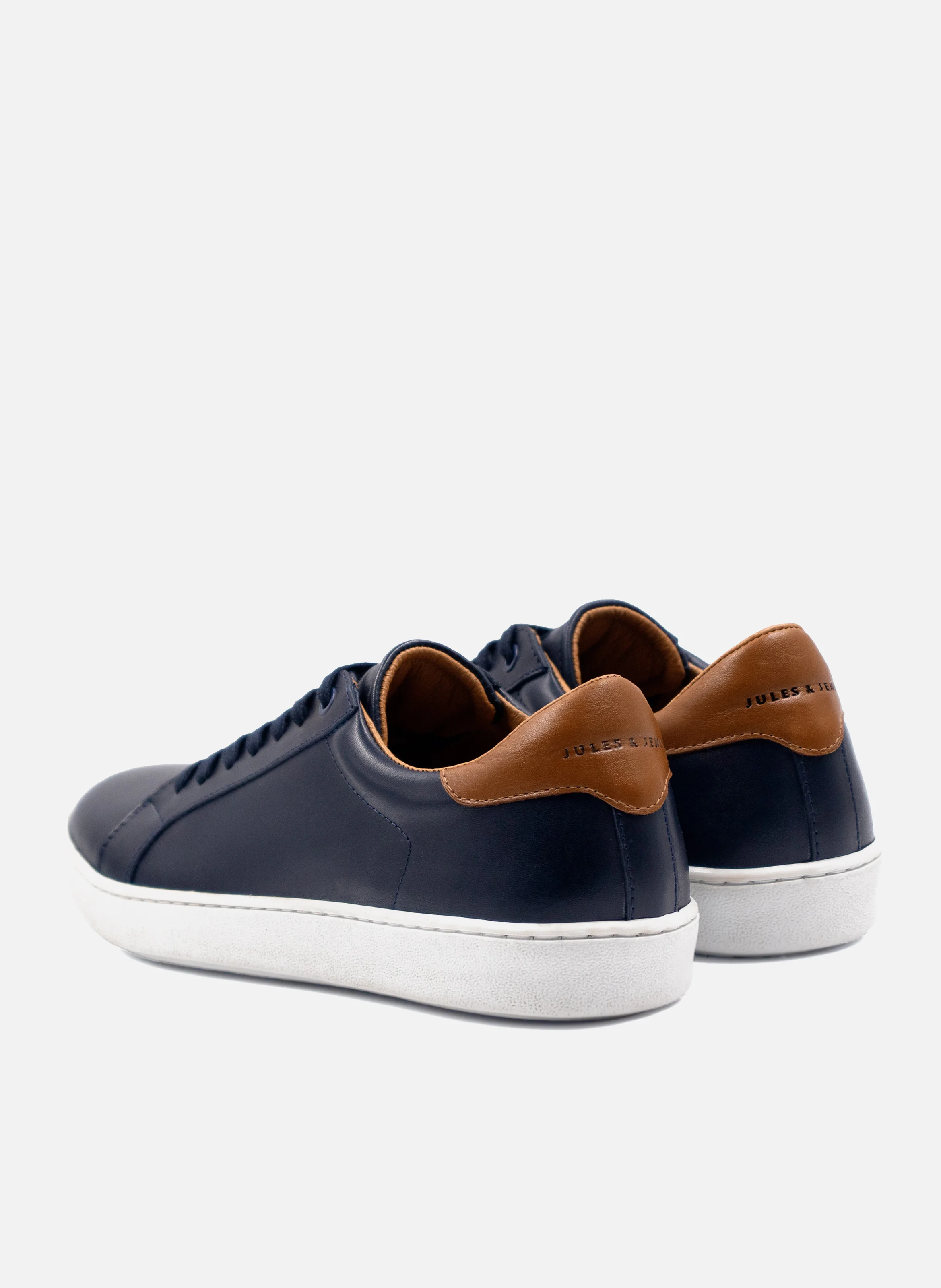Tennis lacet homme cuir | Bleu
