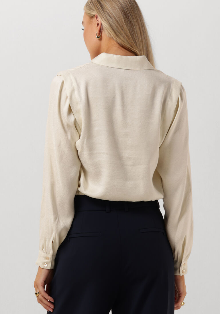 VANILIA ecru vanilia blouse romantic structure shirt