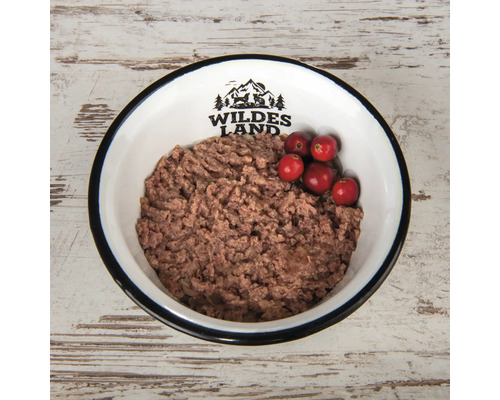WILDES LAND Kip PURE natvoer voor kittens met distelolie en waardevolle superfoods, graanvrij, glutenvrij, 200 g