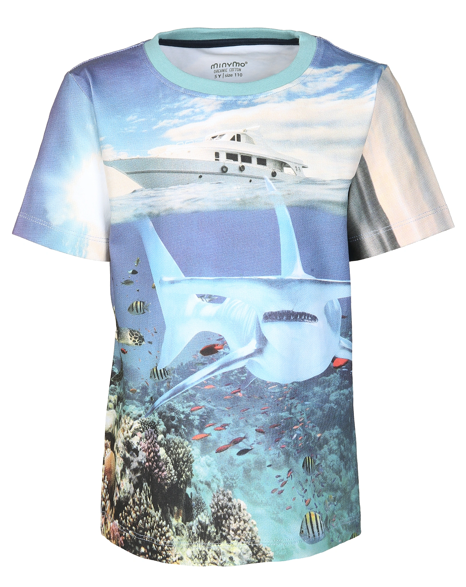 T-Shirt UNDERWATER in blau