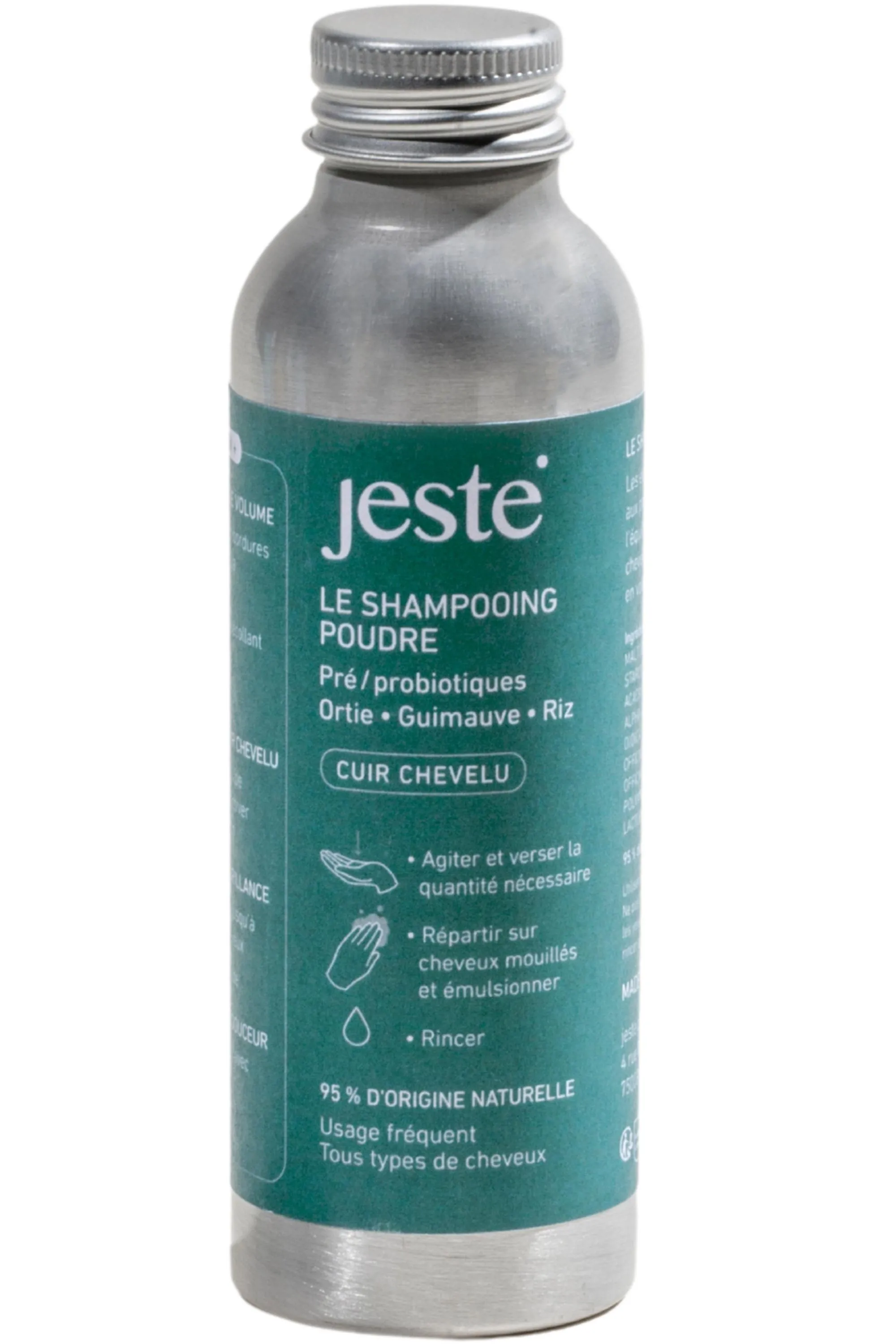 Jeste Shampoing en poudre enrichi en pré et probiotiques-40 g