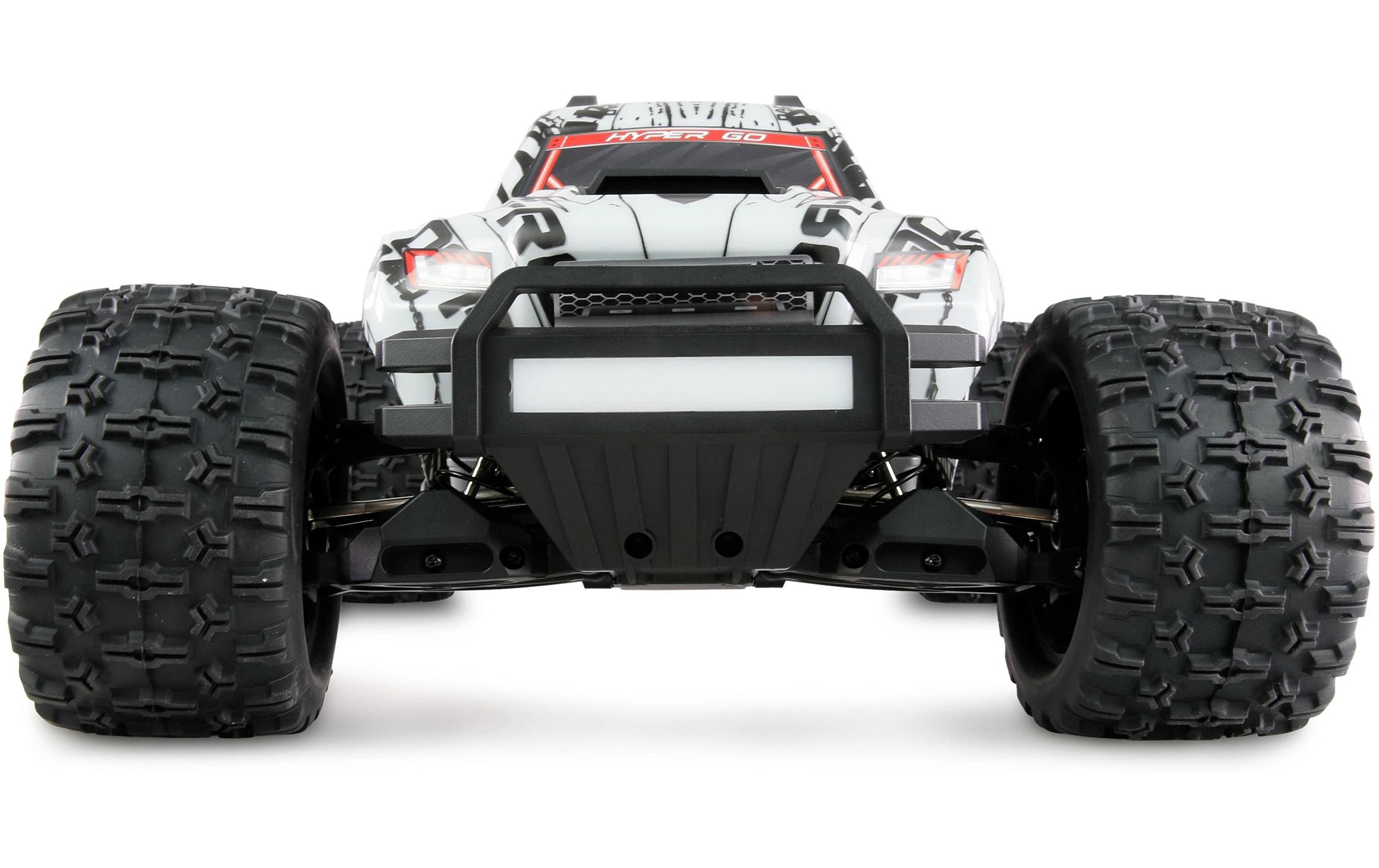 Monster Truck Hyper Go MTX10 1:10, ARTR, Grau<br>Off-Road RC-Modellauto mit leistungsstarken, überdimensionierten und einstellbaren Öldruckstossdämpfern für volle Kontrolle im harten Off-Road-Einsatz