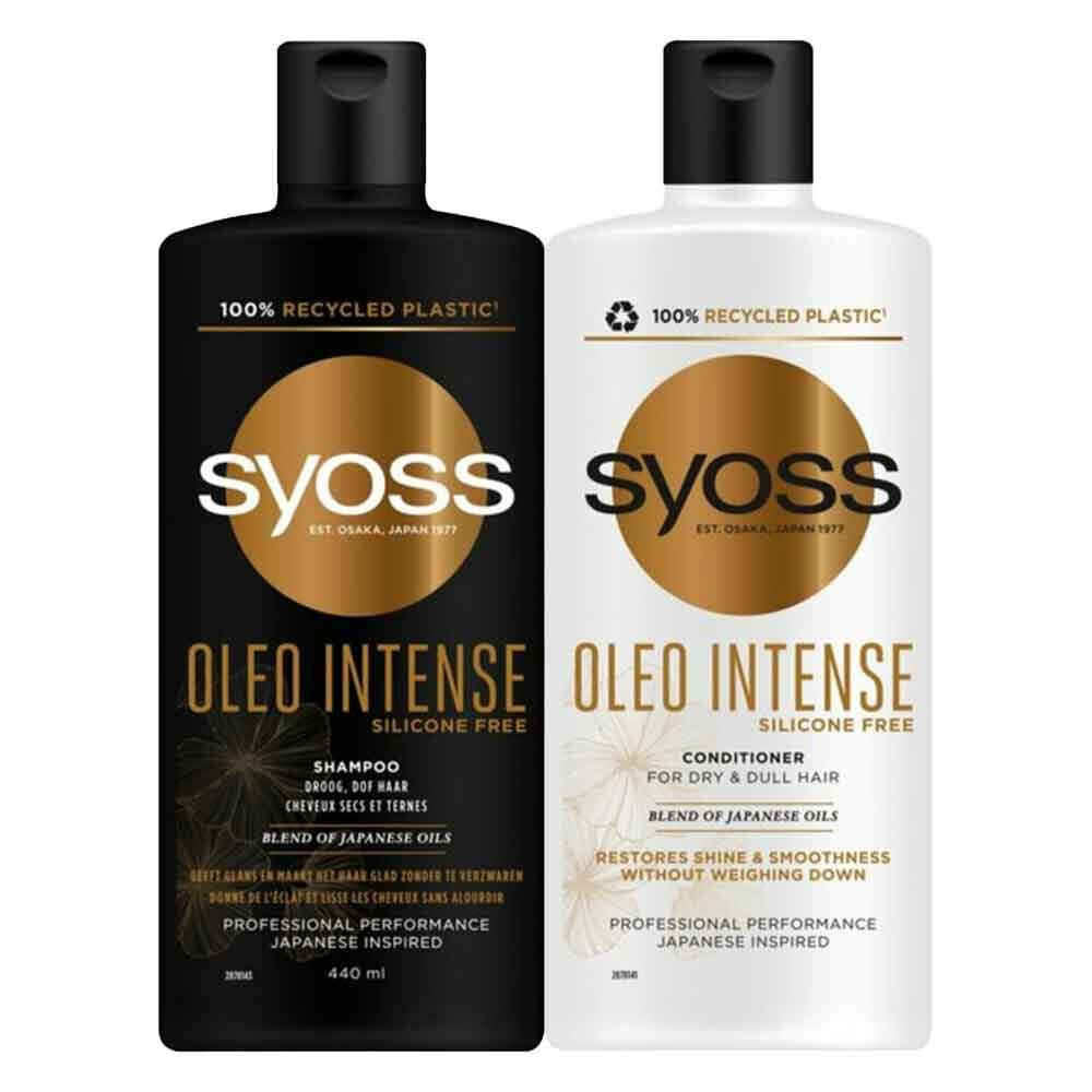 Syoss Oleo Intense - Shampoo 1x 440 ml & Conditioner 1x 440 ml - Pakket