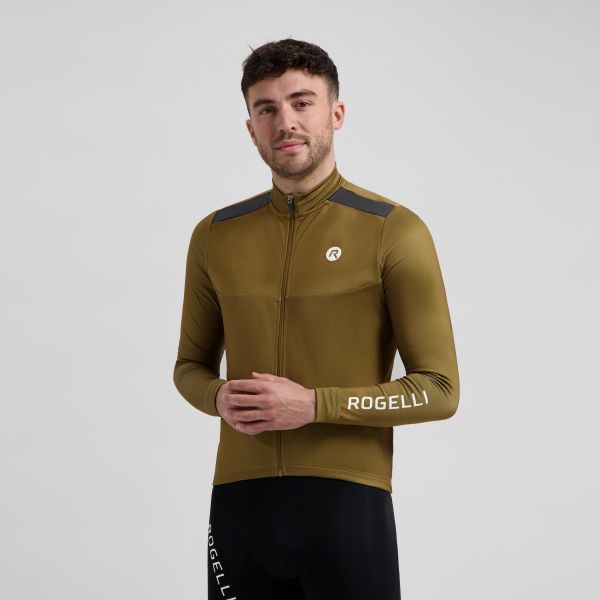 Rogelli Mono Langærmet Cykeltrøje, Brown