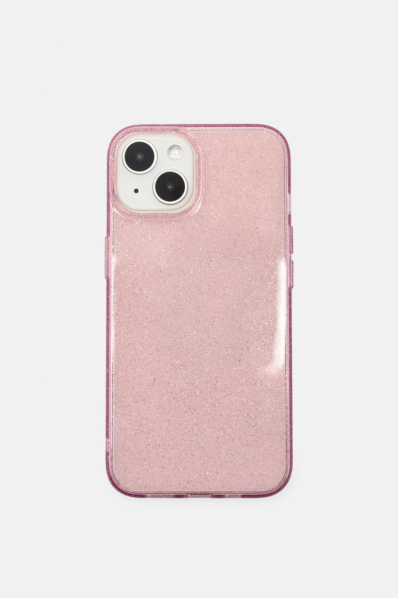 CAPA DE IPHONE COM GLITTER - ROSA