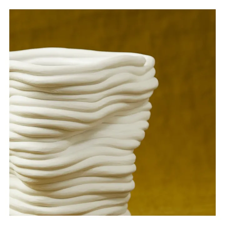 Cole & Cinder Vase Silk | Blanc