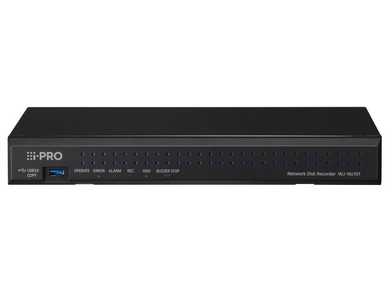 i-Pro Netzwerkrekorder WJ-NU101KG 4 Kanal ohne HDD Neue NVRs mit höherer Sicherheitsstufe und einfacher Installation mit integriertem PoE  Switch