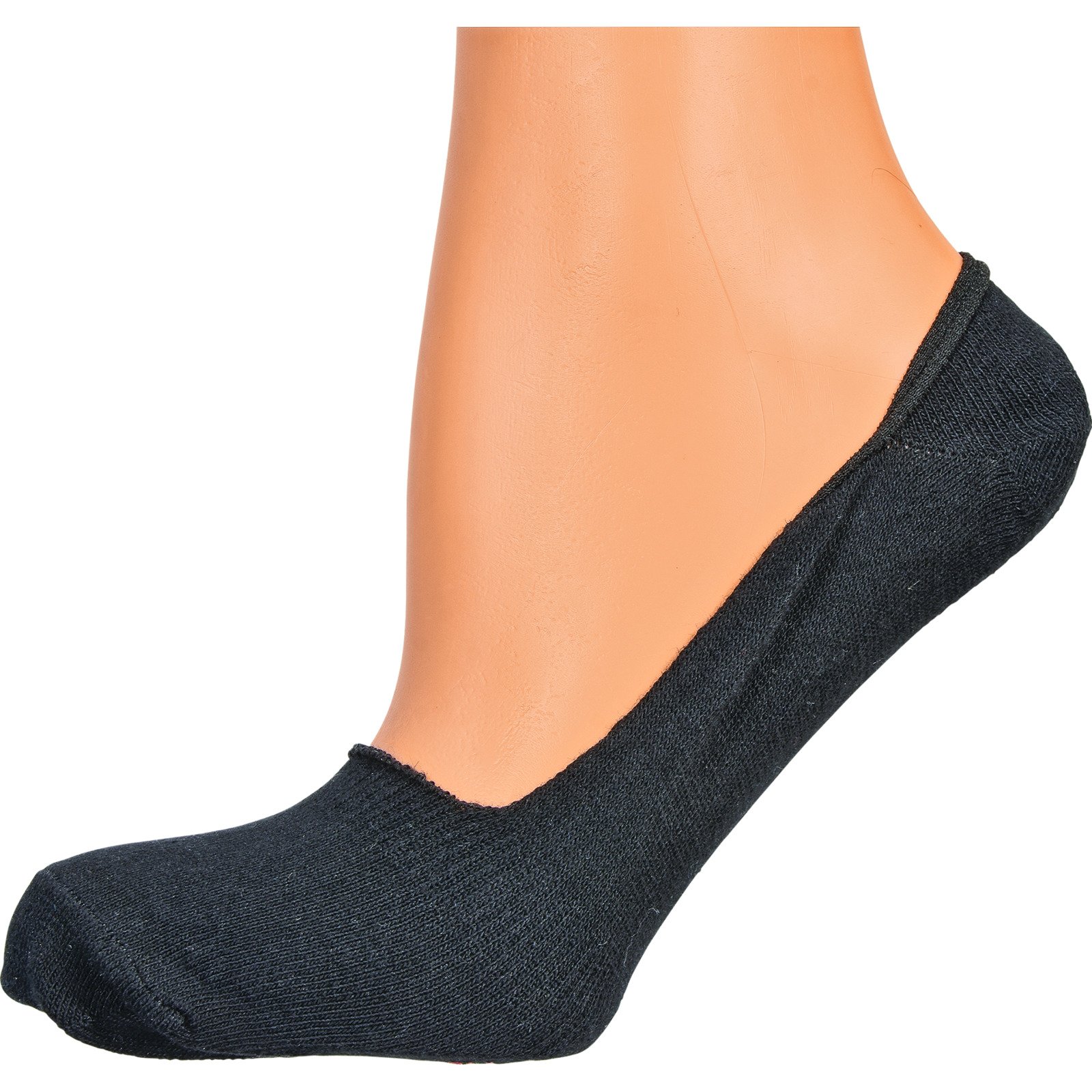 Feel Well Damen-Füsslinge, 3er-Pack schwarz