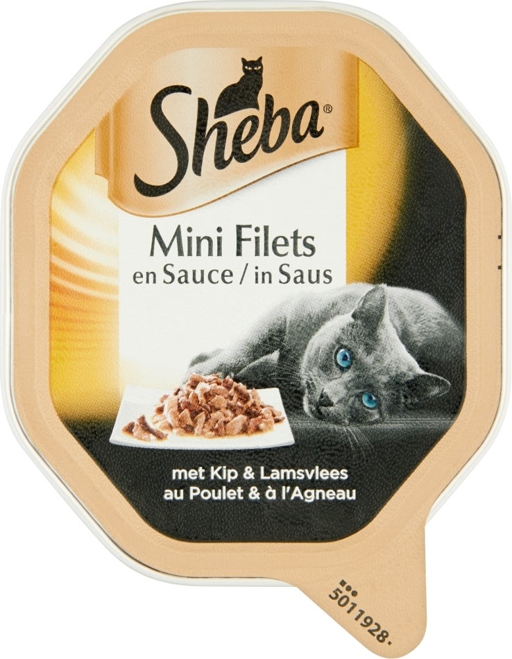 Sheba selection alu saus kip&lam 85 g