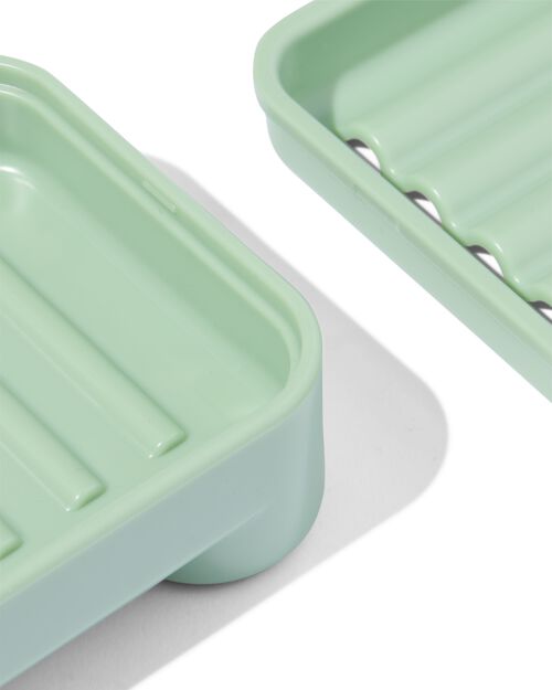 boîte à savon solide XL vert