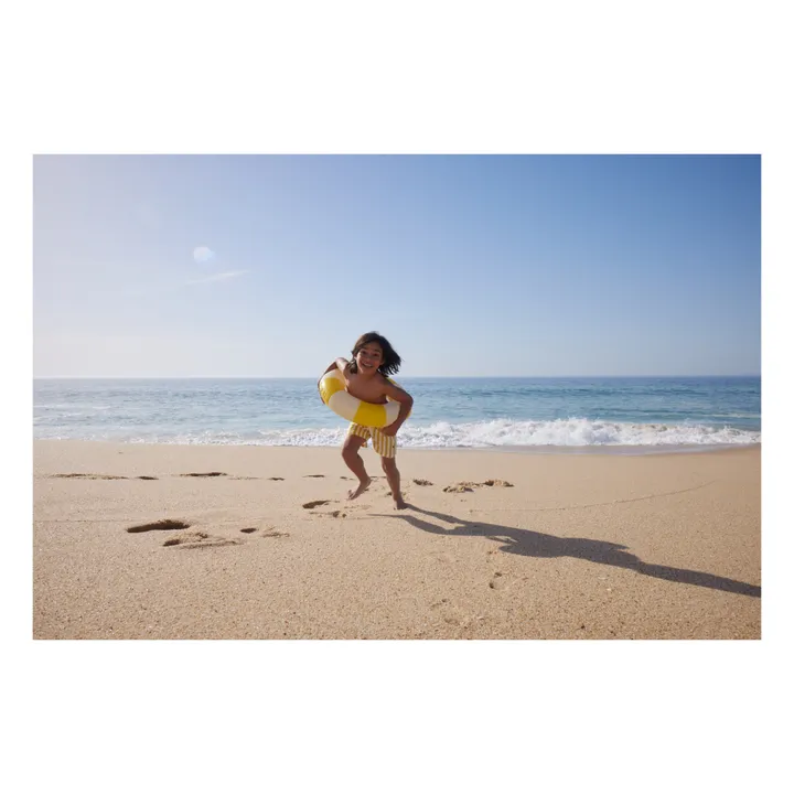 Petit Bateau Short de Bain Mimissicu Rayé | Jaune