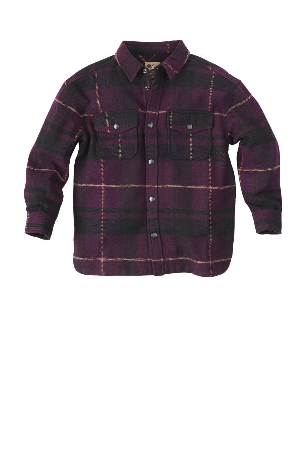 Z8 overshirt Kjeld paars/zwart