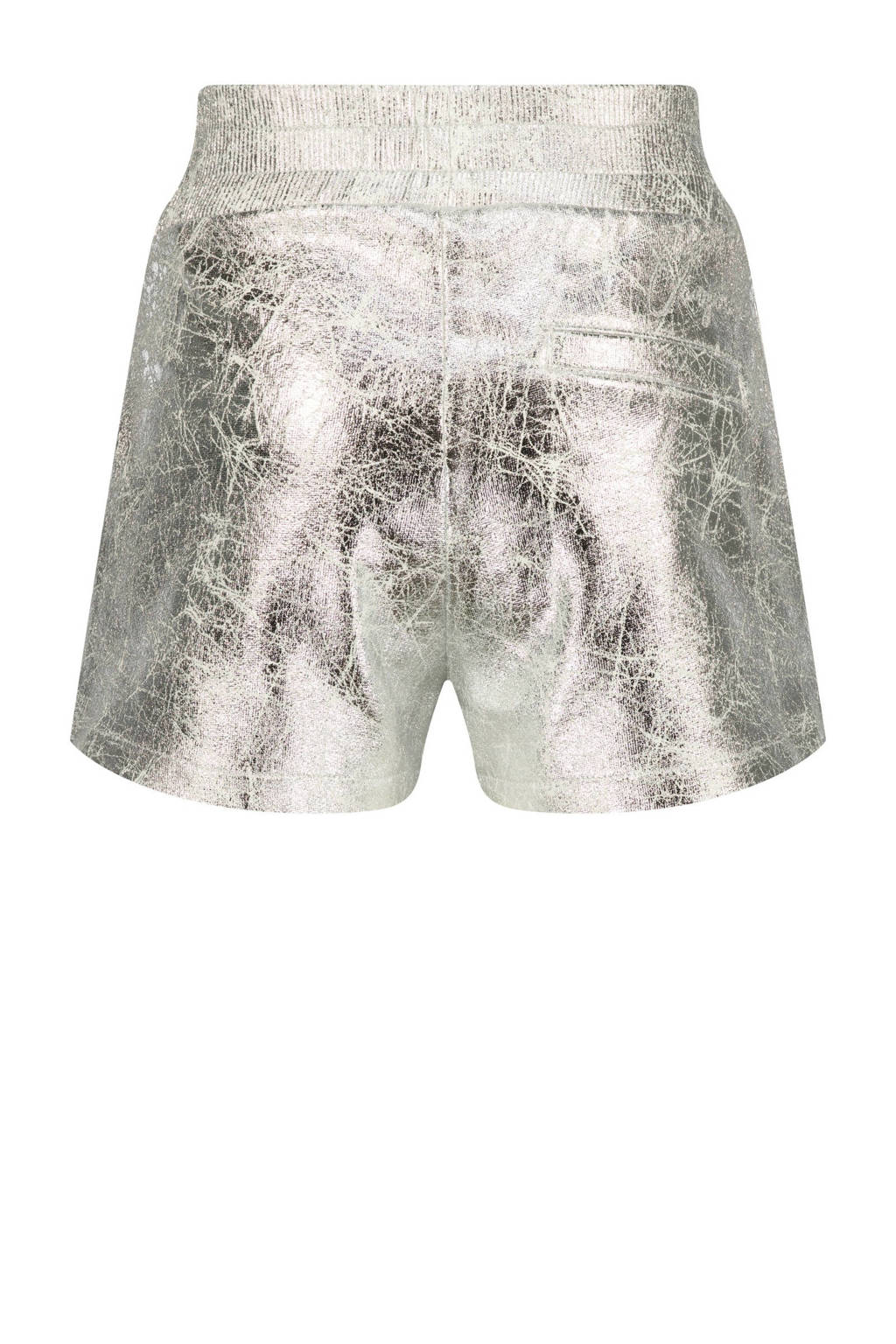 Vingino metallic casual short Rinny zilver metallic