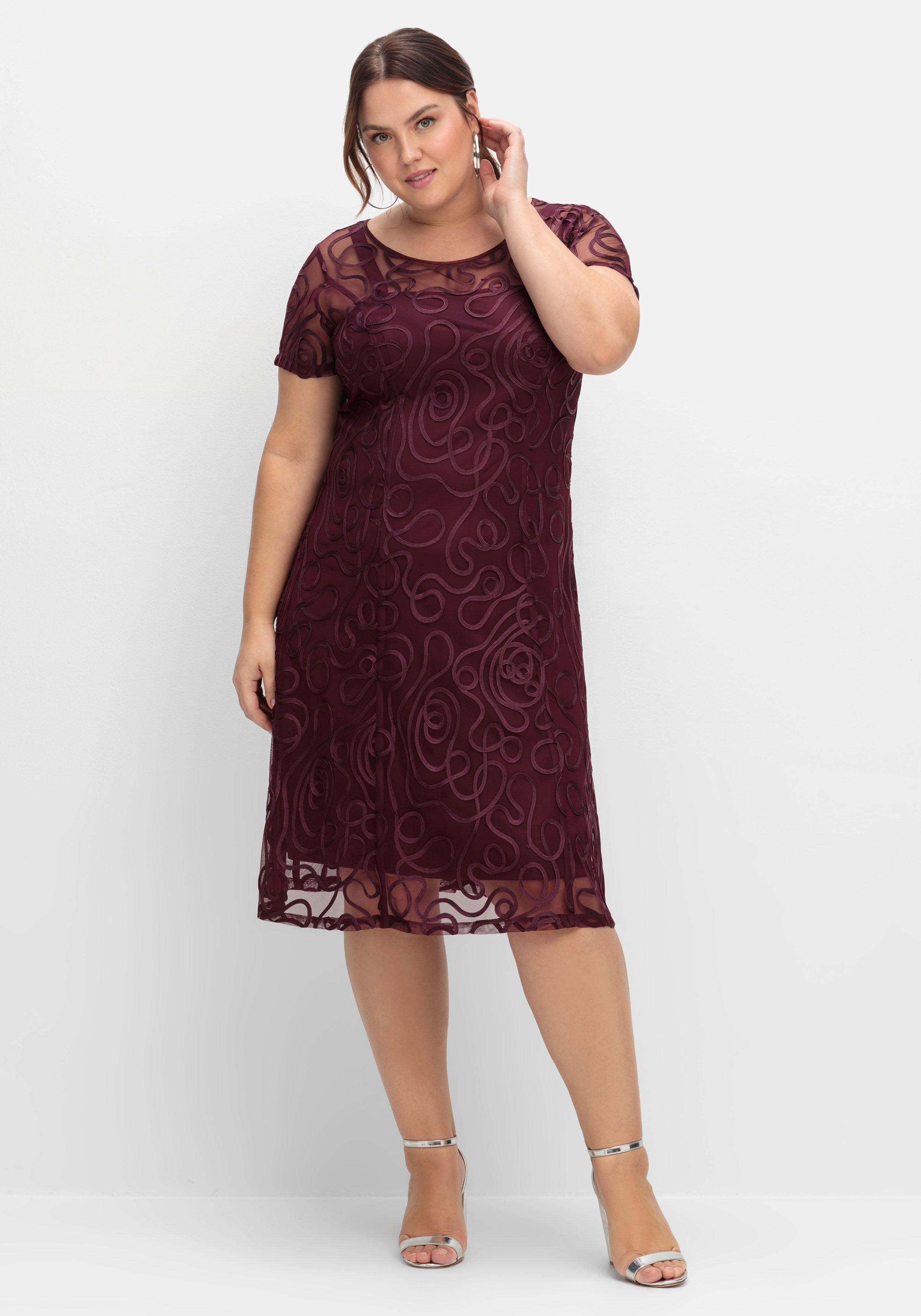 Cocktailkleid mit Zierborten