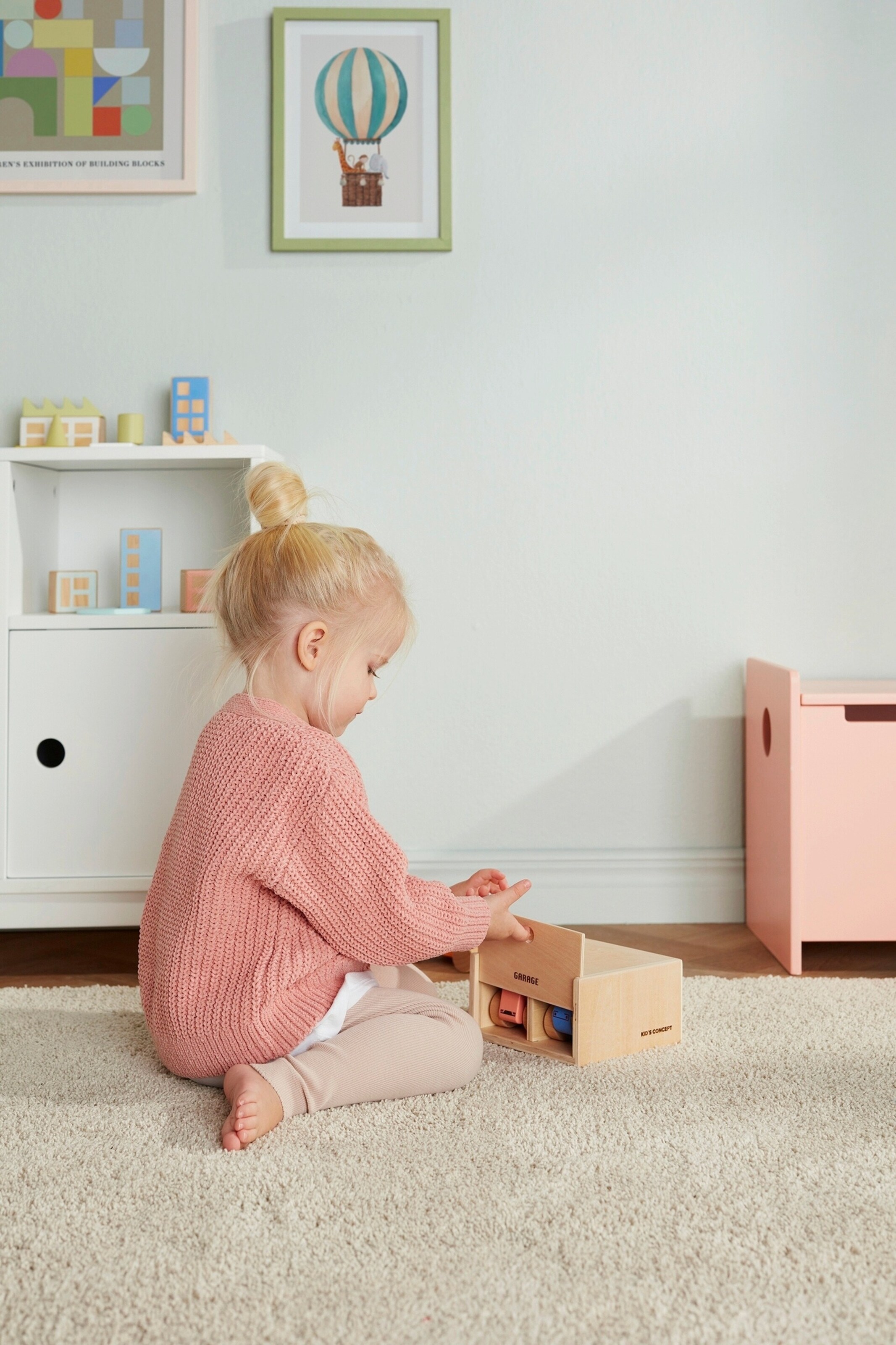 Kids Concept Garage mit zwei Autos Aiden