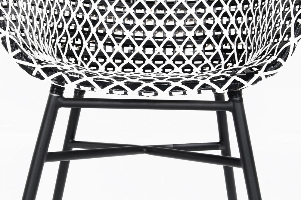 Hartman Delphine Diningstoel - Zwart/wit