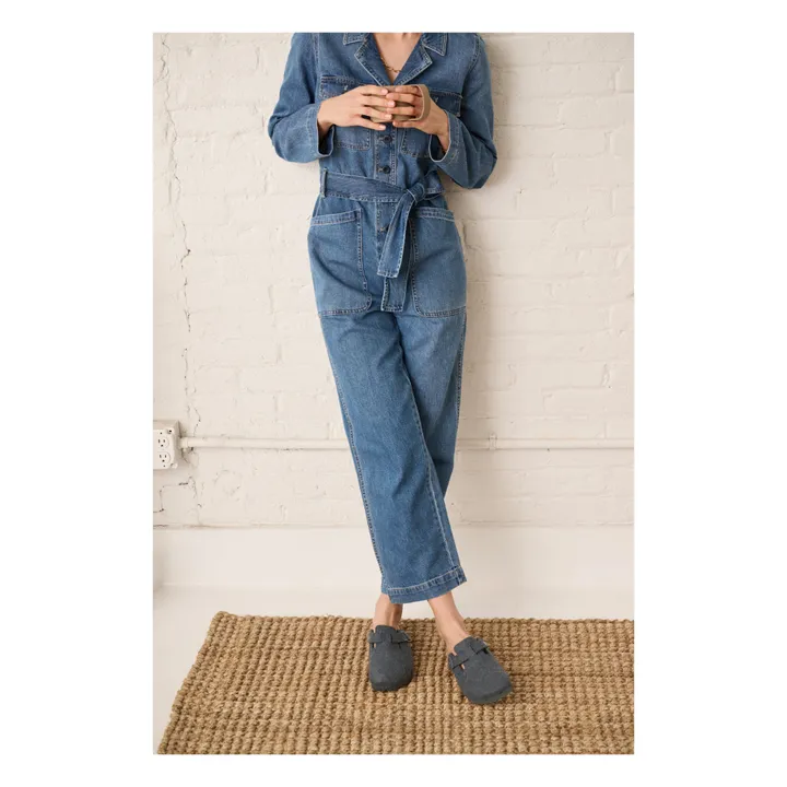 BIRKENSTOCK Mules Boston Chaussant Normal | Gris anthracite
