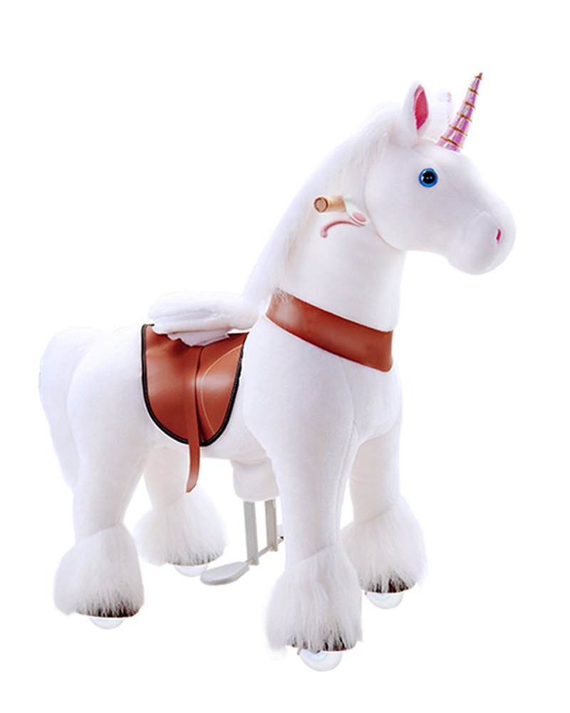 Licorne blanche à monter grand modèle pour 4 à 9 ans