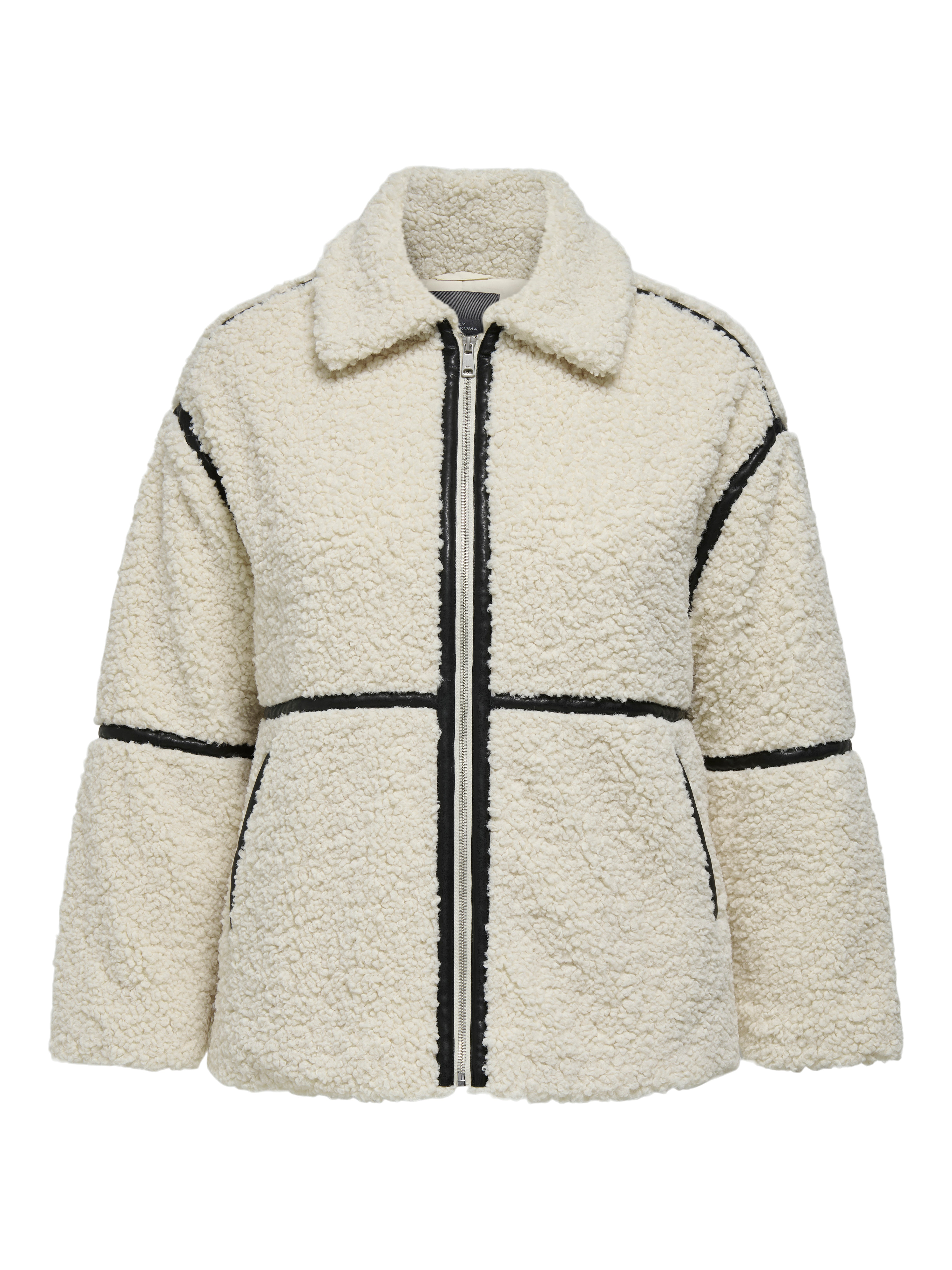 CARPARIS Teddyfell Jacke White Sand