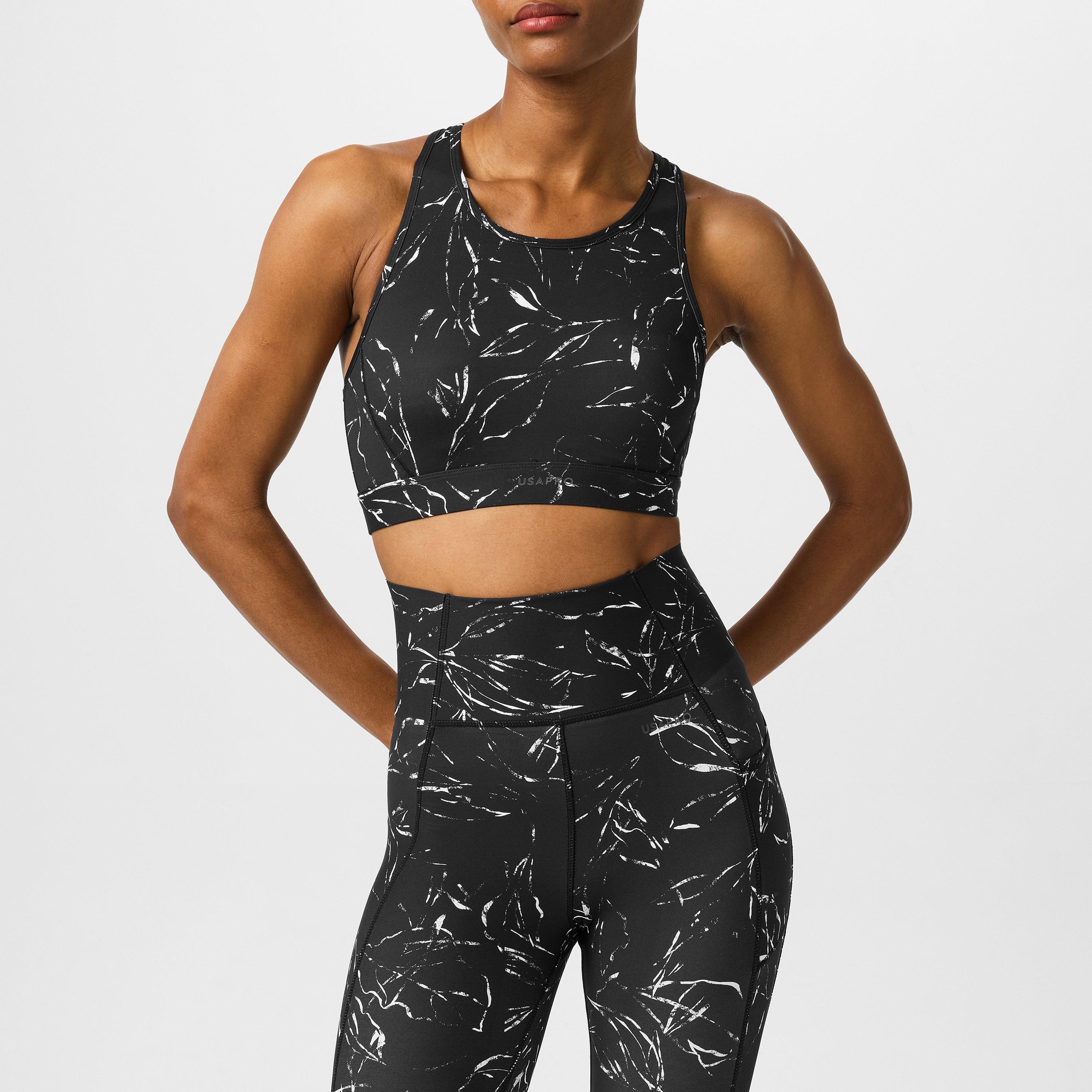 USA Pro Core Racer Back Sports Bra Womens